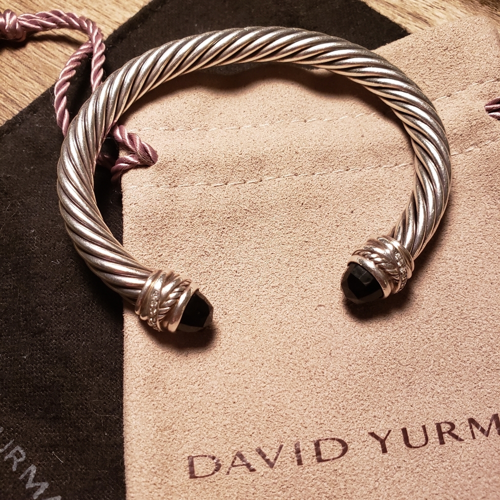 Authentic David Yurman Cable Crossover Black Onyx - image 2